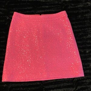 LOFT Vibrant Pink Skirt